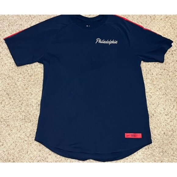 sixers nike shirt